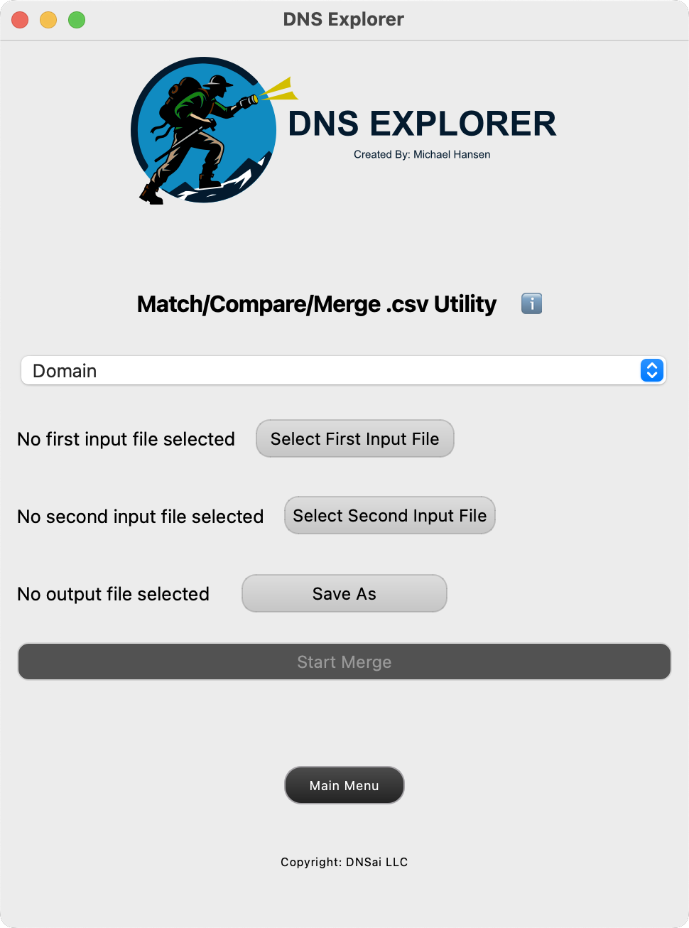 Match / Compare / Merge utility