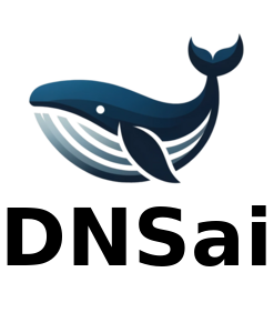 DNSai Logo Stacked Black