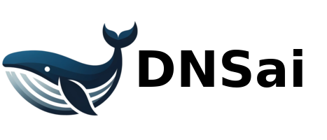 DNSai Logo Wide Black