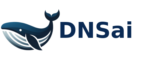 DNSai Logo Wide Navy